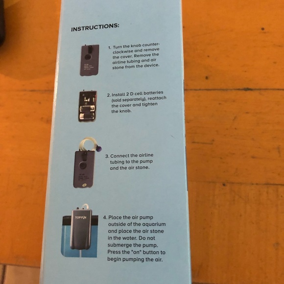 battery operated air pump for fish tank - Picture 3 of 4